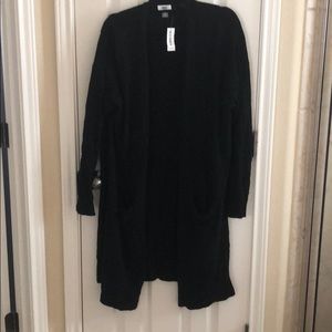 Old navy long duster/cardigan with pockets XXL NWT